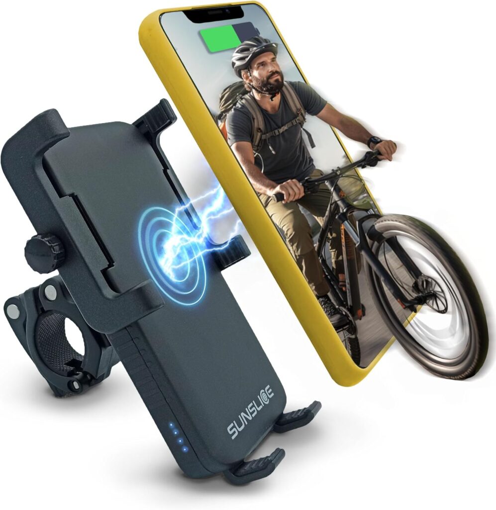 Fahrrad-Handyhalter mit Powerbank