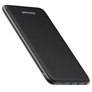 Ergreifbare Powerbank mit hohem Energiespeicher von 26800 mAh. Kompatibel mit iPhone 16/15/14/13/12 Pro Max Plus, iPad, Samsung, Huawei und Switch Tablet.