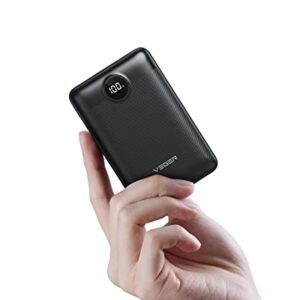 VEGER Power Bank 20.000 mAh, klein aber starkes Ladegerät für Smartphone und Tablet mit schnellem USB-C Aufladen (PD 3.0, QC 3.0) - kompatibel mit iPhone, iPad, Samsung usw.