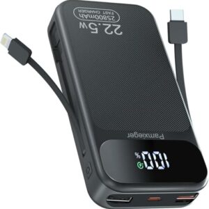 Power Bank mit hoher Kapazität und schneller Ladezeit, integriertes LCD-Display und universelle Kompatibilität