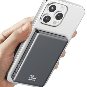 Magnetische Power Bank für iPhone 16, 15, 14, 13, 12 Pro Max, Pro, Plus, Mini - Ultra Slim 10.000 mAh Schnellladen Akkuspack