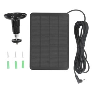10 Watt Solarmodule für Ring Stick Up Cam und Ring Spotlight Camera Battery - ideal für die Selbstversorgung Ihrer Ring-Kamera mit Sonnenenergie. 360-Grad-drehbare Halterung und 9,8 Fuß Ladekabel.
