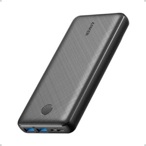 Eigene Anker 325 Powerbank mit enormer Energiedichte, PowerIQ Technologie und USB-C Port für Aufladen von iPhone, Samsung Galaxy, iPad und mehr.