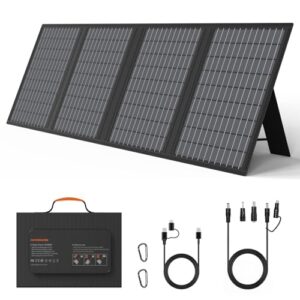 Tragbares Solarladegerät mit Ständer, faltbares Solarpanel für Camping, Wandern und Notstromversorgung