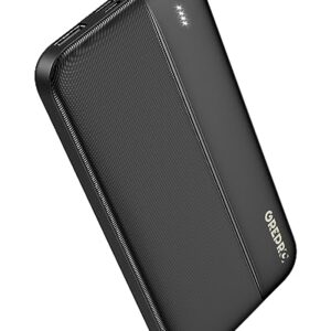 Powerbank 10000mAh mit USB-C und Micro-Eingängen Ports für Smartphone, Tablet und mehr - tragbarer Akkulator mit hoher Leistung