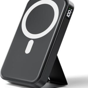 Kabellose Powerbank mit 10000mAh Kapazität, magnetischer Saugtechnologie und LED-Anzeige für schnelle Ladung von iPhone 17/16/15/14/13/12 Serie