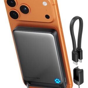 Magnetische Powerbank, Qi2-zertifiziert, 10000mAh, schnell laden für iPhone 17, 16, 15, 14, 13