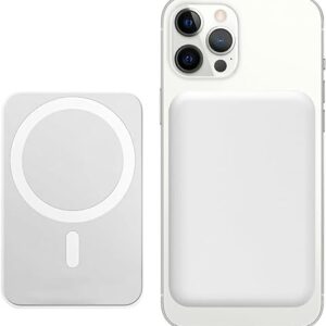 Wirelose Powerbank mit 10.000mAh Kapazität, magnetischer Aufladung und Schnellladefunktion von bis zu 20W für Smartphone und Tablet