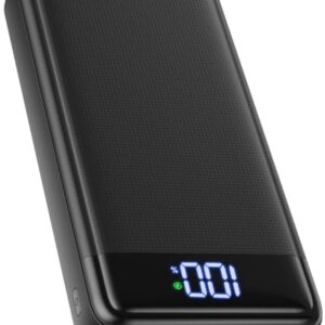 Power Bank 26800mAh, externer Handyakku mit LED-Anzeige und schnellem Laden via USB-C für iPhone und iPad