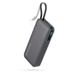 Externer Akku mit Digitales Display, 45W Powerbank für iPhone, MacBook und Galaxy S25