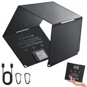 Kompaktes und leichtes 30W Solarladegerät mit QC3.0 Technologie und IP68 Wasserdichtkeit, ideal für iPhone/Android Geräte, Powerbanken, Kameras, Smartphones, Tablets und Outdoor-Ausrüstung