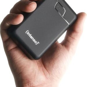 Energiezelle, Powerbank mit hoher Kapazität 10.000 mAh, drei Ladeanschlüsse und LED-Anzeige für sichereres Laden von Smartphones und anderen Geräten