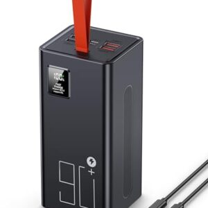 90000 mAh Power Bank mit zwei USB-Ausgangsanschlüssen und einem Mikroanschluss, perfekte Lösung für unterwegs